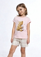 Piżama dziewczęca w misie Cornette 871/872/115 Hug Me