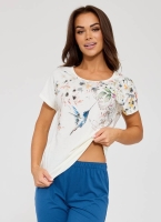 piżama-damska-krótki-rękaw-cornette-369-345-floris