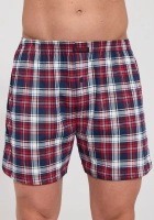 Męskie luźne bokserki bawełniane Cornette Comfort 002-344. Wykonane ze 100% oddychającej bawełny w elegancką kratkę..jpg