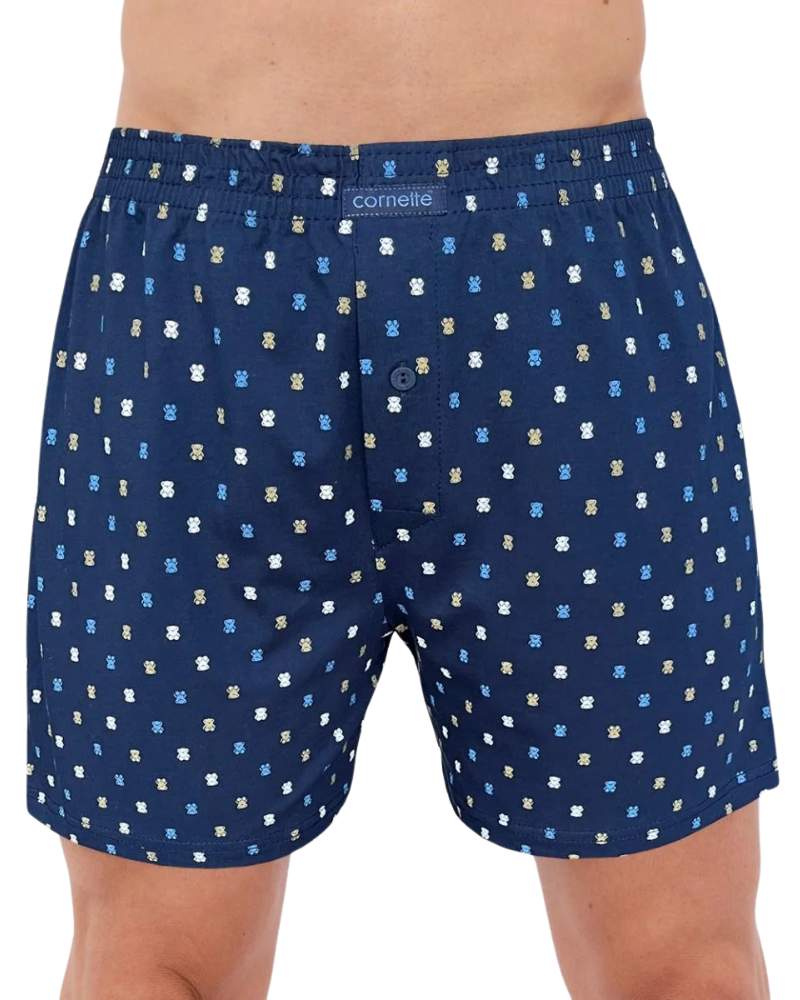 Bawełniane bokserki męskie w misie luźne Cornette 002300 comfort
