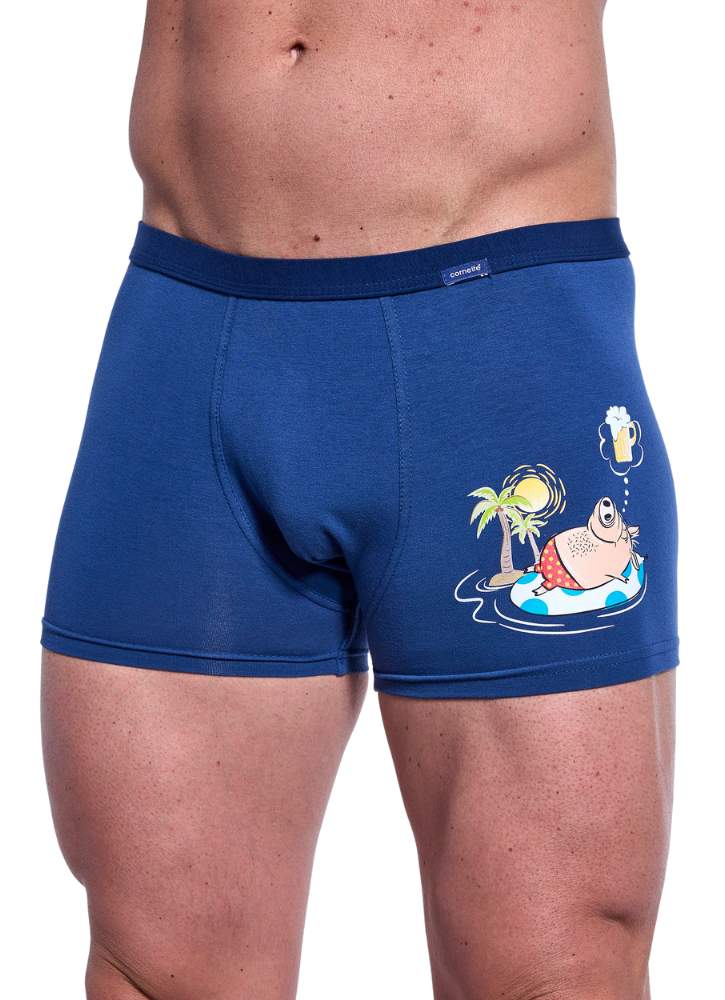 Bokserki męskie świnka na wakacjach Cornette Tattoo 280244 Piglet