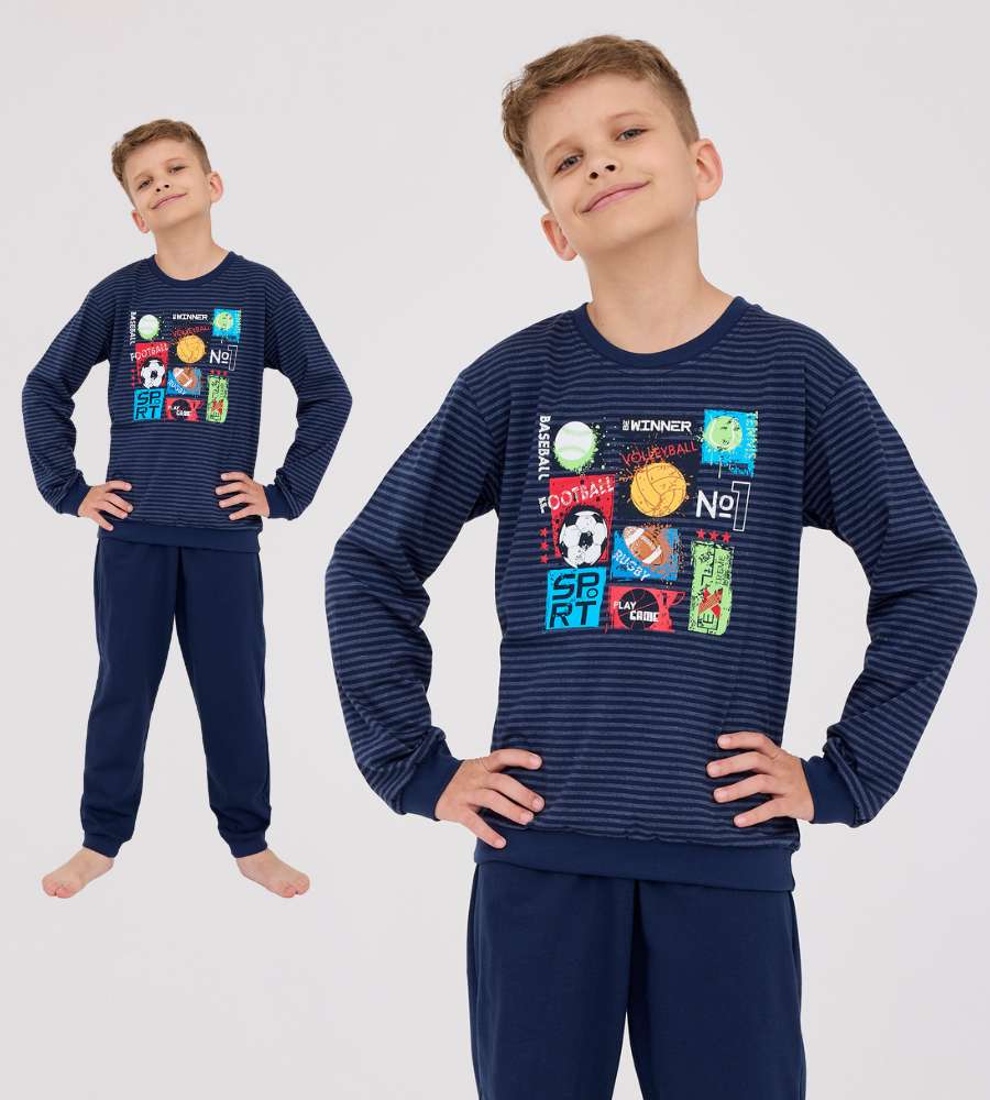 Dla miłośników sportu piżama chłopięca długa Cornette 478267-159 winner Cornette-Otwock Bazarowa 10