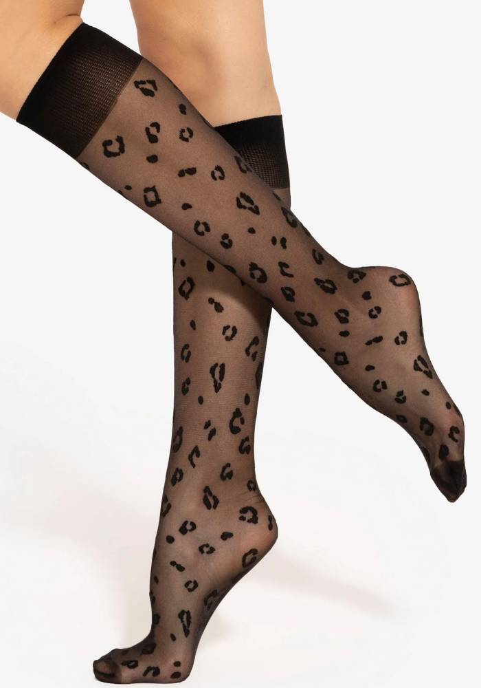 Gatta podkolanówki ze wzorem w cętki Gatta Trendy 28
