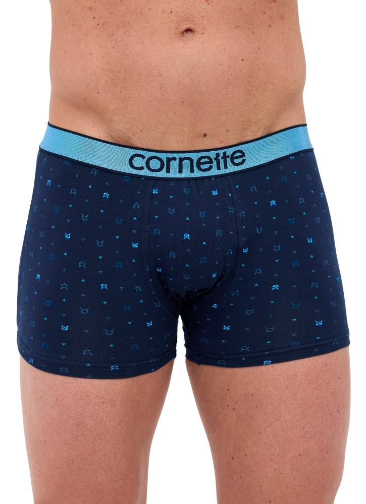 bielizna męska granatowe bokserki z gumą Cornette HE 508-159 High emotion