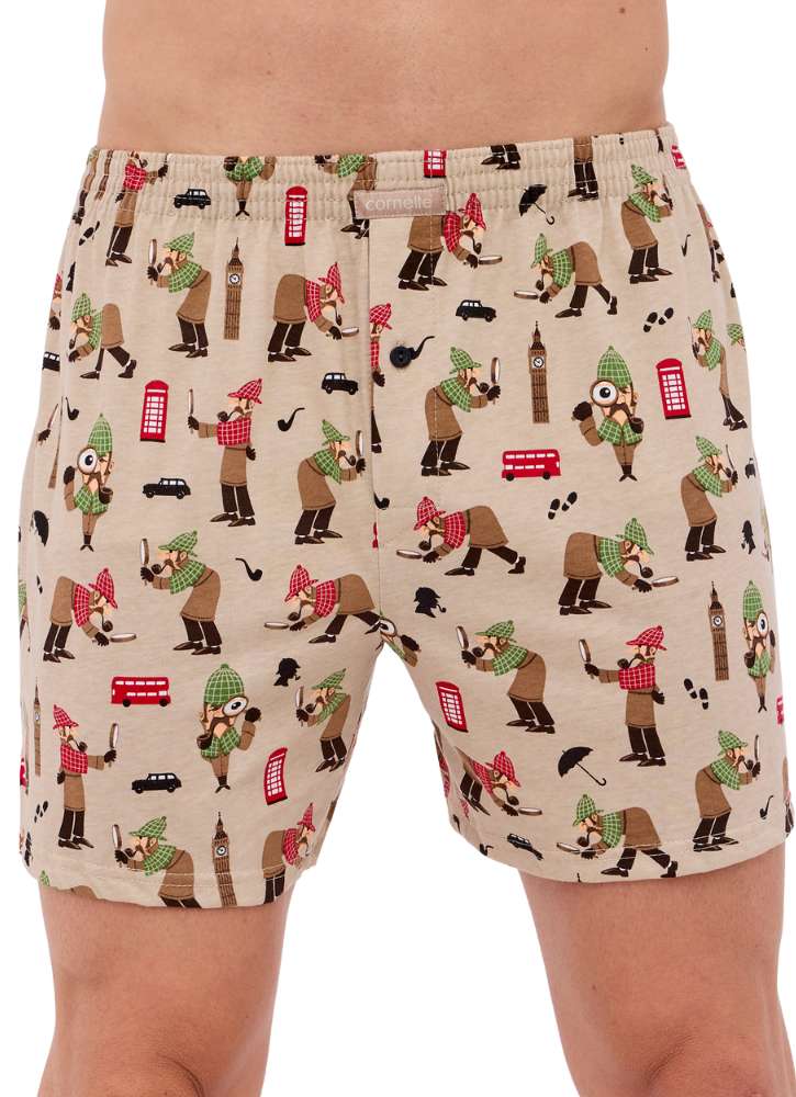 bokserki męskie z motywem Sherloca Cornette 001-163 dystrybucja IpexShop Otwock Bazarowa 10
