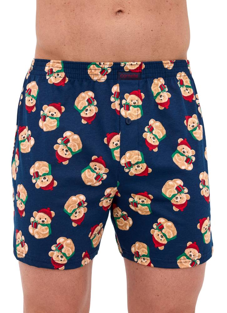 bokserki-swiateczne-w-kolorowe-misie-dla-mezczyzn-na-prezent-cornette-016-24-granatowe