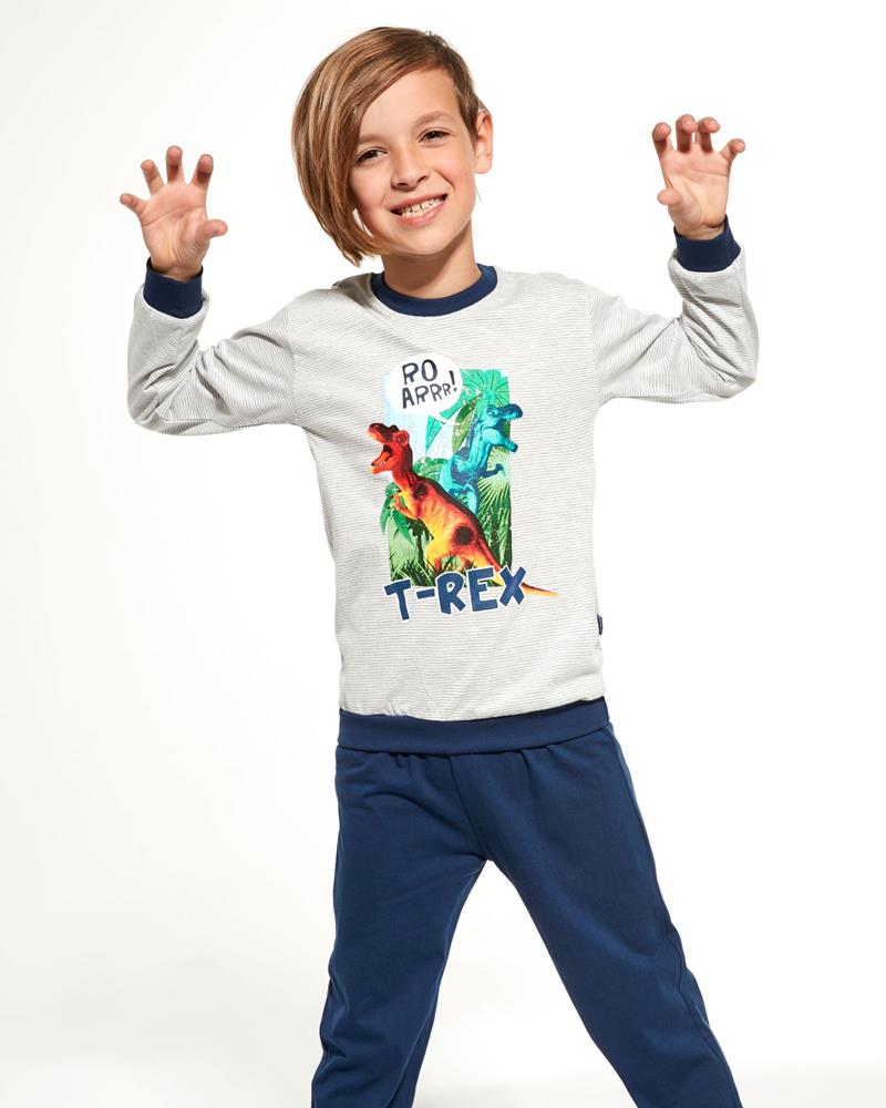 pizama chłopięca w dinosaury cornette 478-127 T-Rex Dystrybucja Cornette Otwock Bazarowa 10