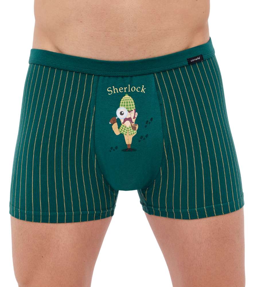 kolorowe bokserki szorty cornette  280-235 sherlock