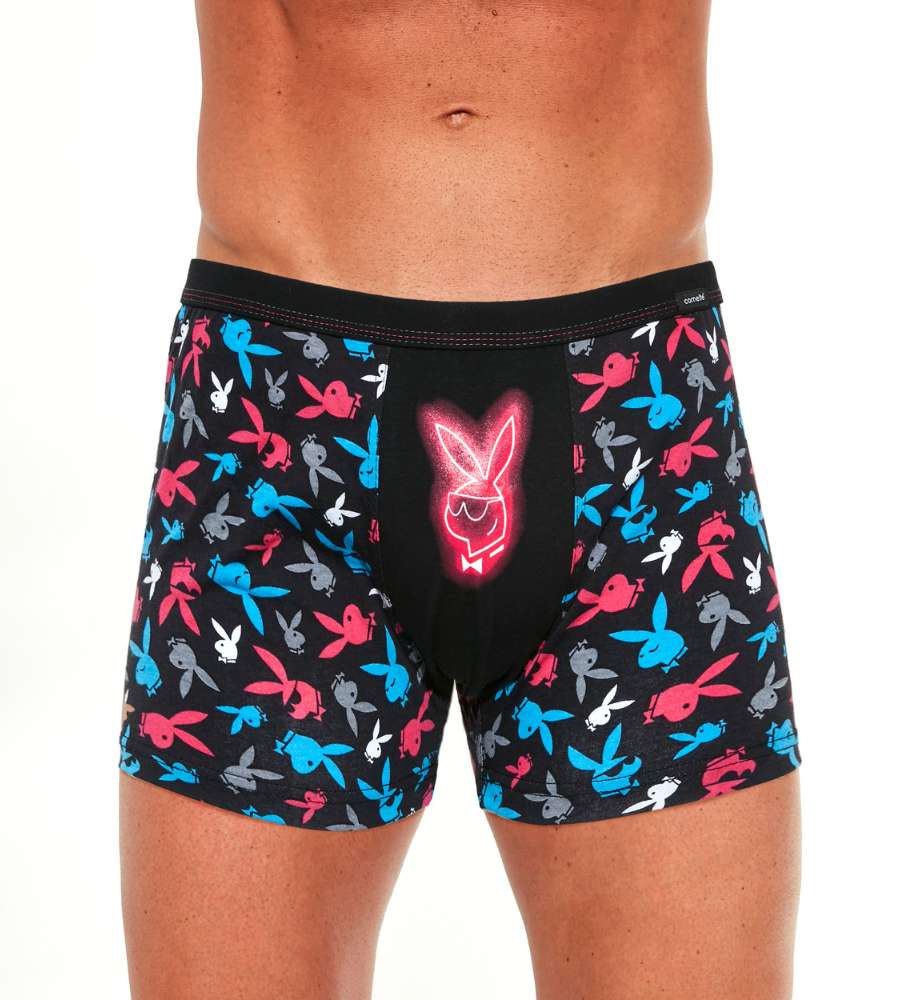 męskie bokserki w króliczki playboya cornette 280-200 bunny super pomysł na prezent dla męzczyzny