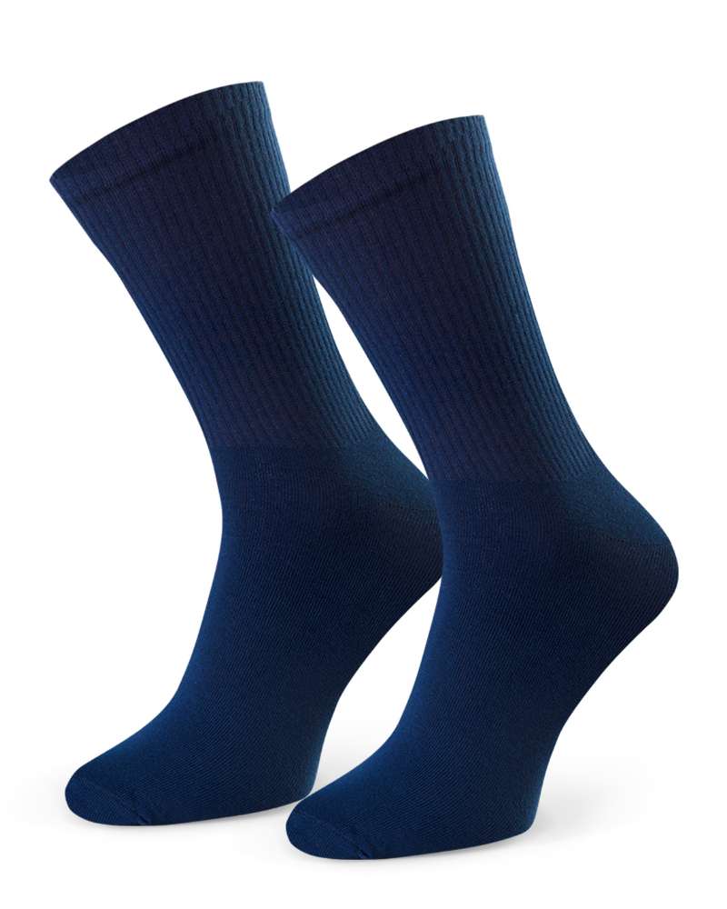 skarpety sportowe męskie granatowe długie steven 057-112 dynamic sport 