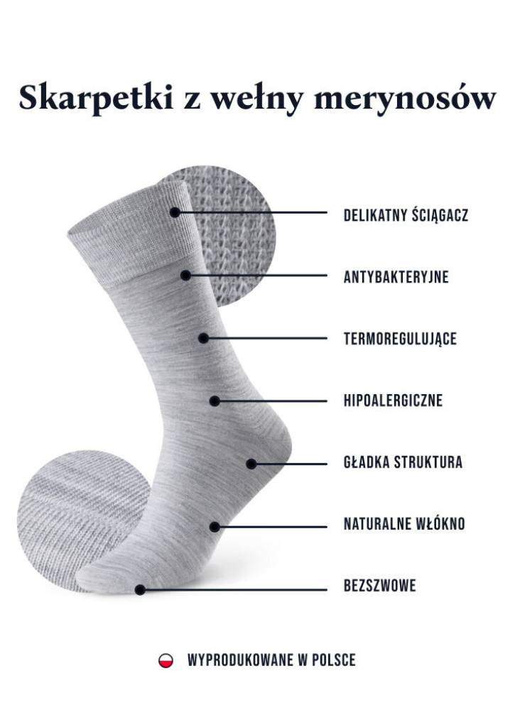 właściwości skarpet z wełny merynosa
